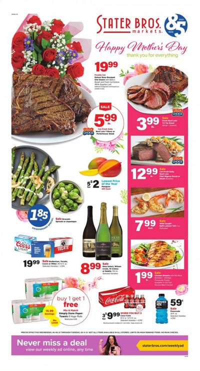 Stater Bros. (CA) Weekly Ad Flyer May 5 to May 11
