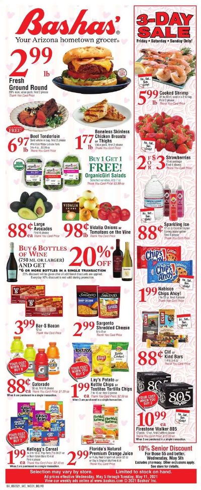 Bashas' (AZ) Weekly Ad Flyer May 5 to May 11