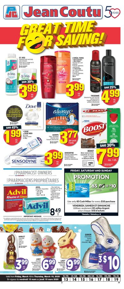 Jean Coutu (ON) Flyer March 13 to 19