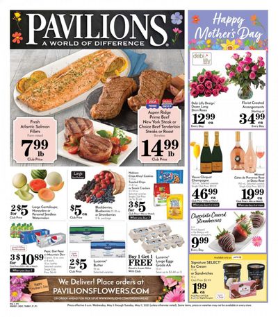 Pavilions (CA) Weekly Ad Flyer May 5 to May 11