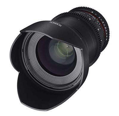 Rokinon DS35M-MFT Cine DS 35mm T1.5 AS IF UMC Full Frame Cine Wide Angle Lens for Olympus and Panasonic Micro Four Thirds 35-35mm Fixed Lens for Olympus/Panasonic Micro 4/3 Cameras