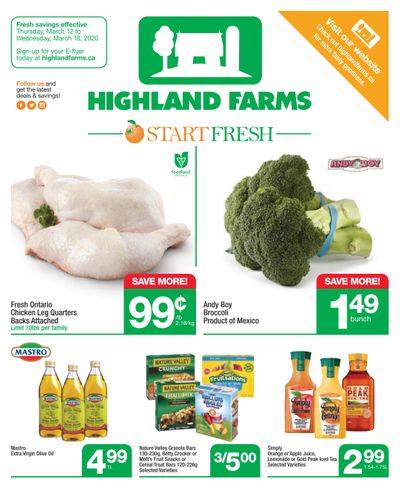Highland Farms Flyer March 12 to 18