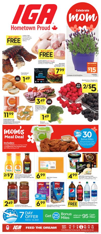 IGA (West) Flyer May 6 to 12