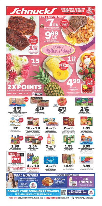 Schnucks (IA, IL, IN, MO) Weekly Ad Flyer May 5 to May 11