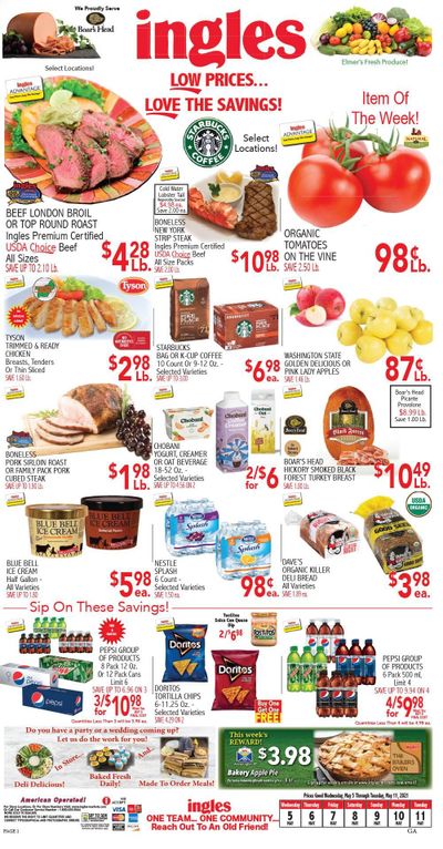 Ingles (GA, NC, SC, TN) Weekly Ad Flyer May 5 to May 11