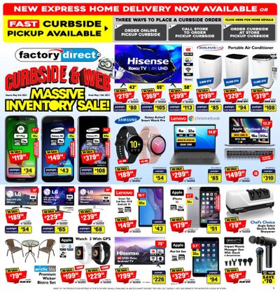 Factory Direct Flyer May 5 to 12