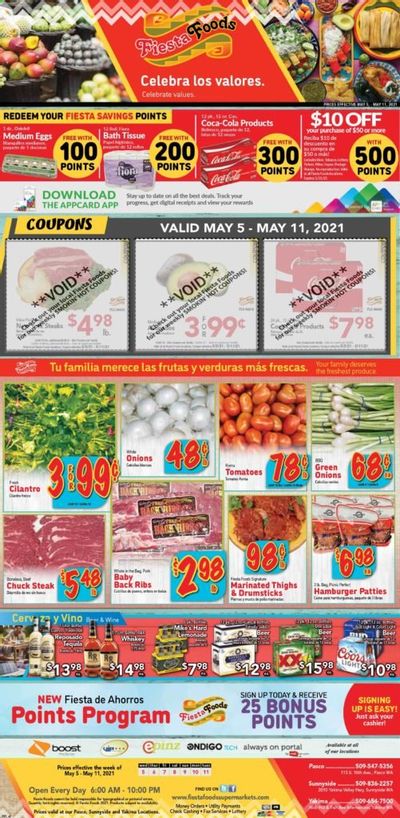 Fiesta Foods SuperMarkets (WA) Weekly Ad Flyer May 5 to May 11