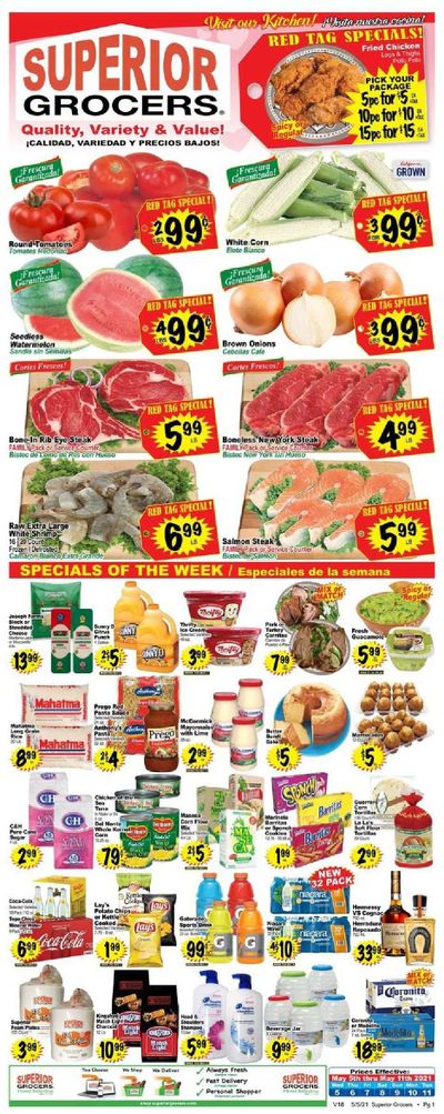 Superior Grocers (CA) Weekly Ad Flyer May 5 to May 11