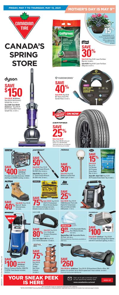 Canadian Tire (ON) Flyer May 7 to 13