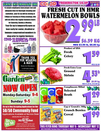 Fredericton Co-op Flyer May 6 to 12