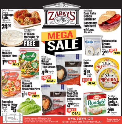Zarky's Flyer May 5 to 11
