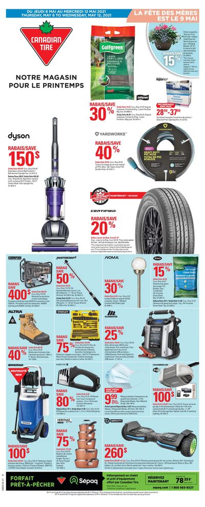 Canadian Tire (QC) Flyer May 6 to 12