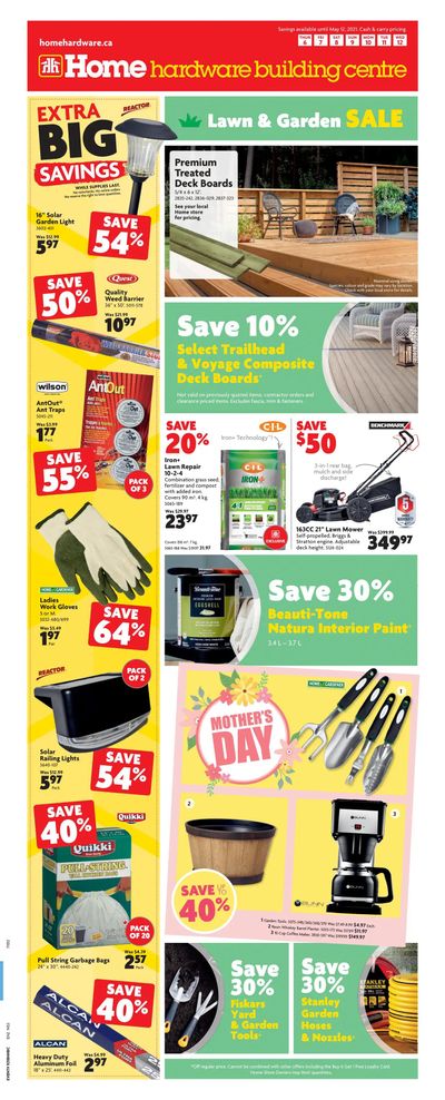 Home Hardware Building Centre (Atlantic) Flyer May 6 to 12