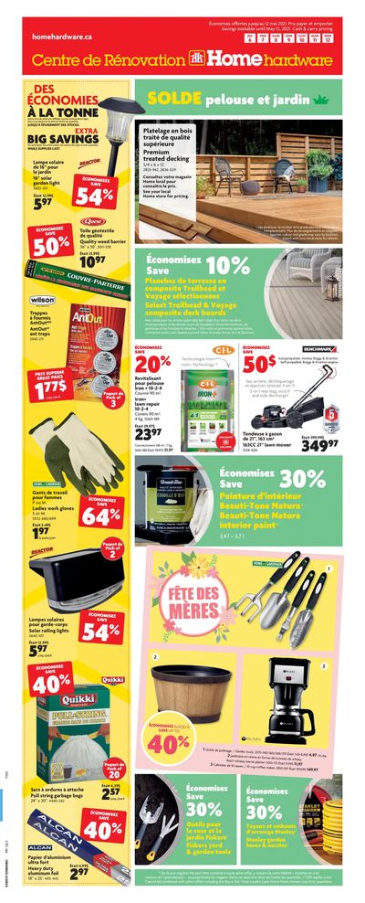 Home Hardware Building Centre (QC) Flyer May 6 to 12