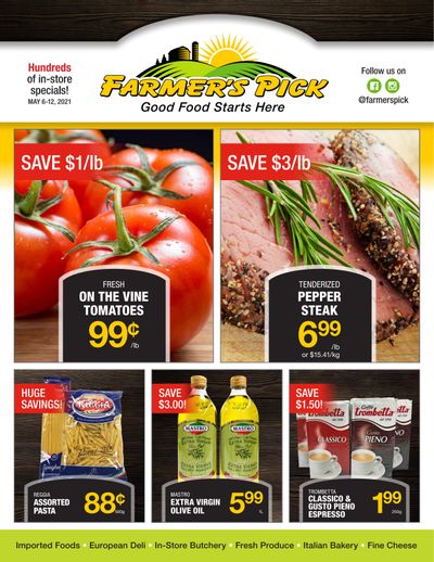 Farmer's Pick Flyer May 6 to 12