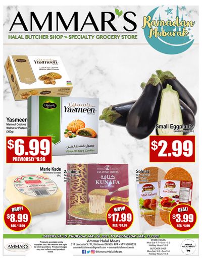 Ammar's Halal Meats Flyer May 6 to 12