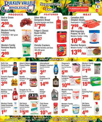 Bulkley Valley Wholesale Flyer March 11 to 17