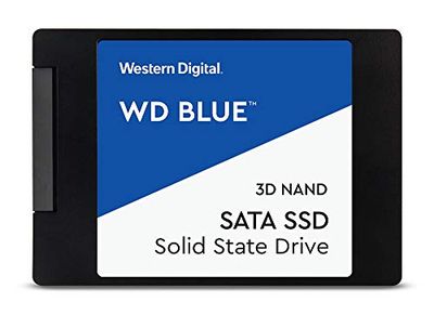 WD Blue 3D NAND 4TB Internal PC SSD - SATA III 6 Gb/s, 2.5"/7mm, Up to 560 MB/s - WDS400T2B0A