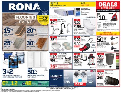 Rona (West) Flyer March 12 to 18