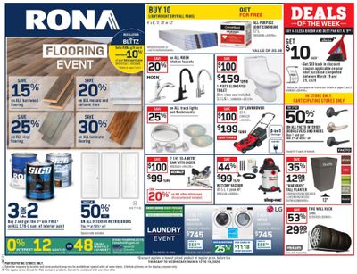 Rona (ON) Flyer March 12 to 18