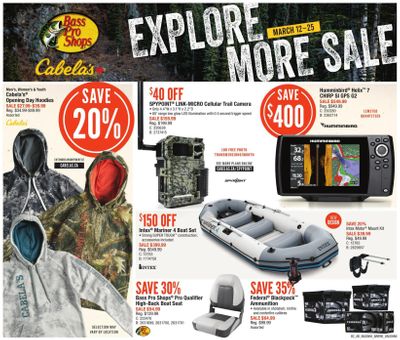 Cabela's Flyer March 12 to 25