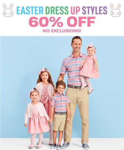 The Children’s Place Canada Easter Sale: Save 60% Off Easter Dress + 50% – 70% off Everything