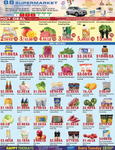 88 Supermarket Flyer May 6 to 12