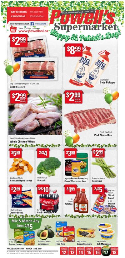 Powell's Supermarket Flyer March 12 to 18