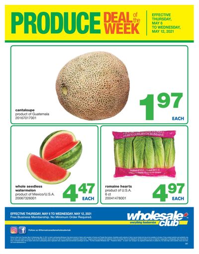 Wholesale Club (ON) Produce Deal of the Week Flyer May 6 to 12