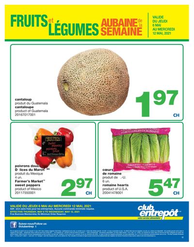 Wholesale Club (QC) Produce Deal of the Week Flyer May 6 to 12