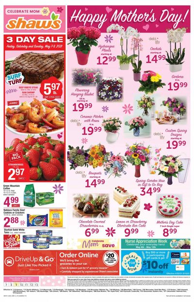 Shaw’s Weekly Ad Flyer May 7 to May 13