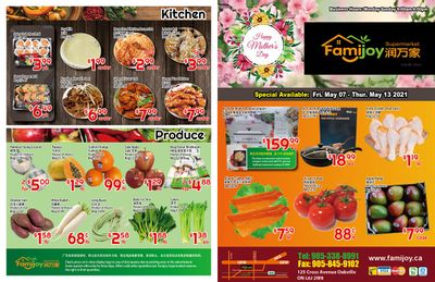 Famijoy Supermarket Flyer May 7 to 13