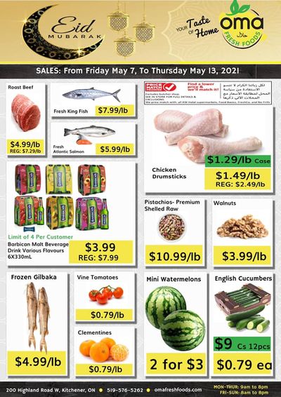 Oma Fresh Foods Flyer May 7 to 13
