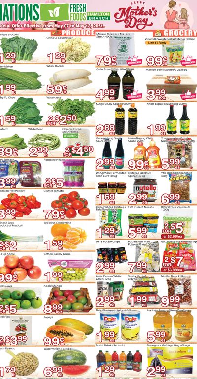 Nations Fresh Foods (Hamilton) Flyer May 7 to 13