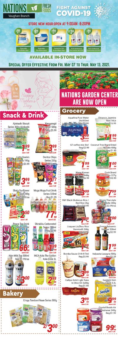 Nations Fresh Foods (Vaughan) Flyer May 7 to 13