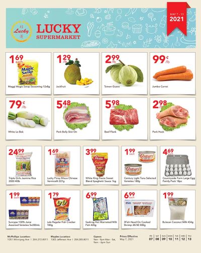 Lucky Supermarket (Winnipeg) Flyer May 7 to 13