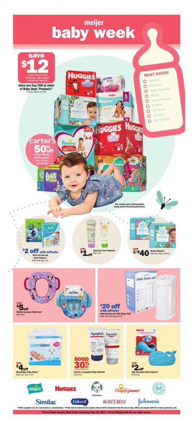 Meijer (IL, IN, KY, MI, OH, WI) Weekly Ad Flyer May 9 to May 15