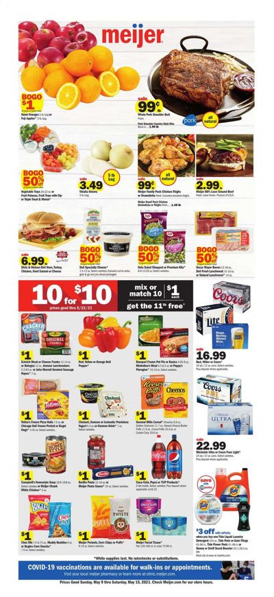 Meijer (MI) Weekly Ad Flyer May 9 to May 15