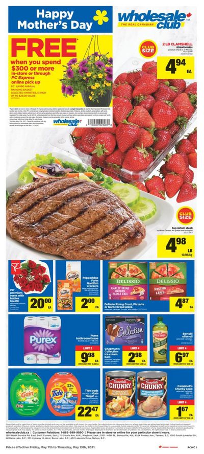 Real Canadian Wholesale Club Flyer May 7 to 13