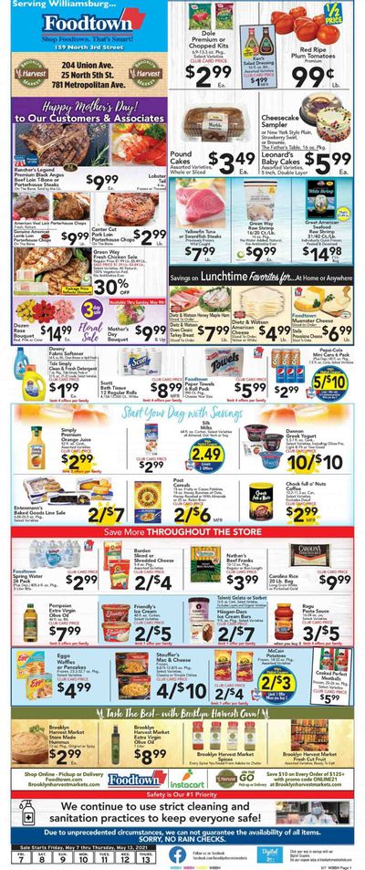 Foodtown (NJ, NY, PA) Weekly Ad Flyer May 7 to May 13