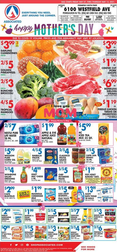 Associated Supermarkets (NY) Weekly Ad Flyer May 7 to May 13
