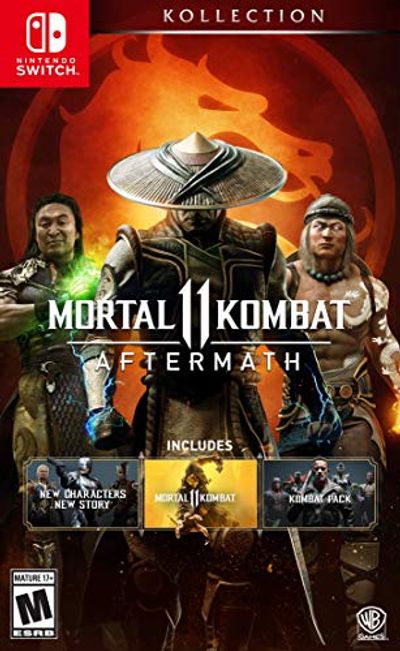 Mortal Kombat 11: Aftermath (Code In Box) Nintendo Switch Games and Software - Aftermath Edition