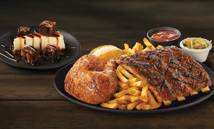 Quarter Chicken & 1/3 Rack BBQ Ribs +++ at Swiss Chalet Quarter Chicken & 1/3 Rack BBQ Ribs +++ at Swiss Chalet