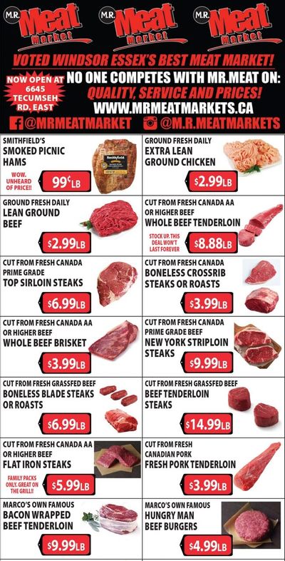 M.R. Meat Market Flyer May 8 to 15