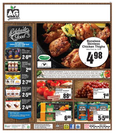 AG Foods Flyer May 9 to 15