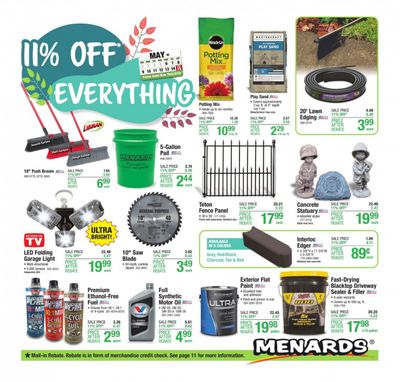 Menards Weekly Ad Flyer May 6 to May 15