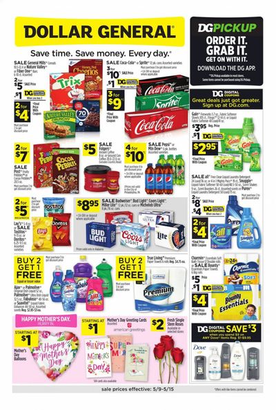Dollar General (AL) Weekly Ad Flyer May 9 to May 15