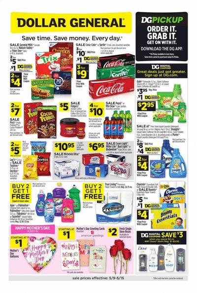 Dollar General (MS) Weekly Ad Flyer May 9 to May 15