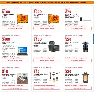 Costco Canada More Savings Weekly Coupons/Flyers: All Costco Wholesale Warehouses in Canada Until May 30