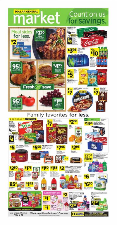 Dollar General (TN) Weekly Ad Flyer May 9 to May 15